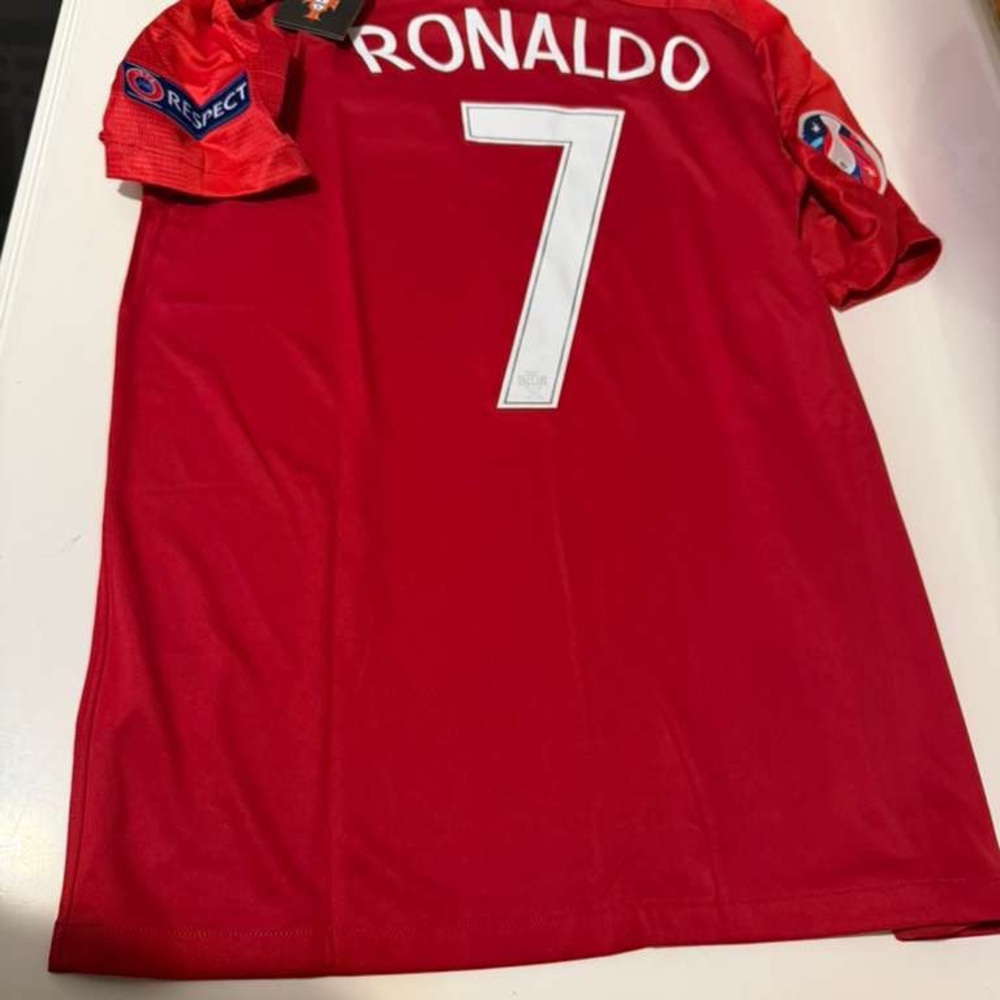Ronaldo Portugal Home Jersey Size XL